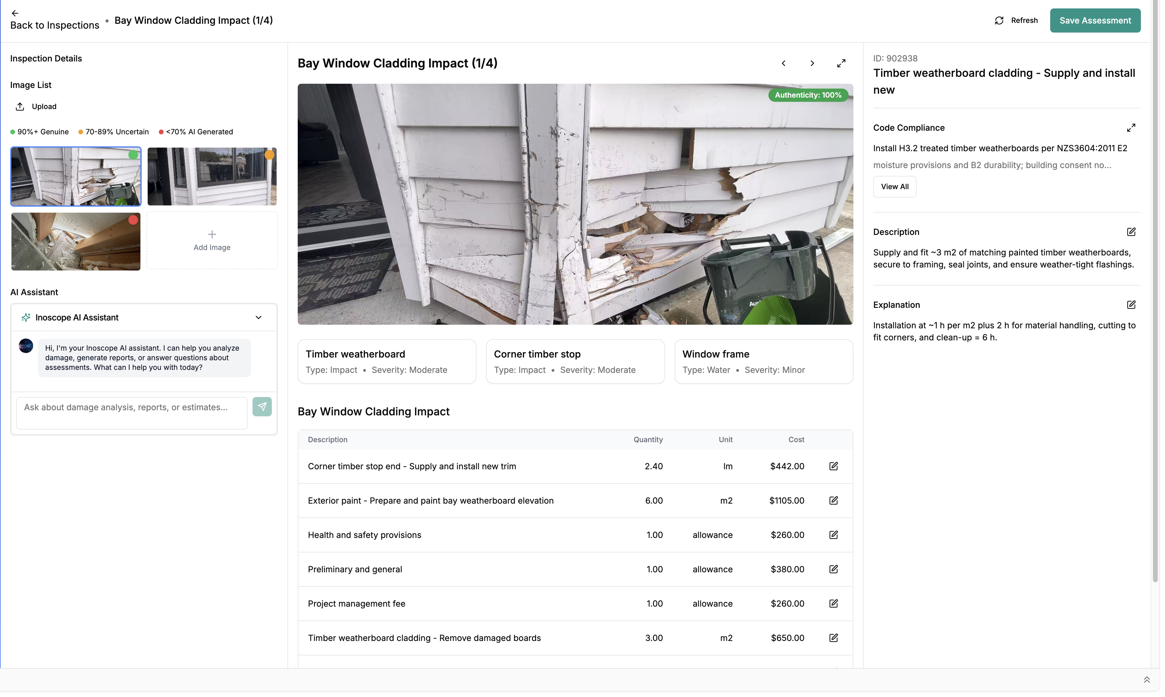 Inoscope AI Assistant and Full View